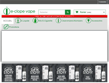 Tablet Screenshot of e-clopevape.com